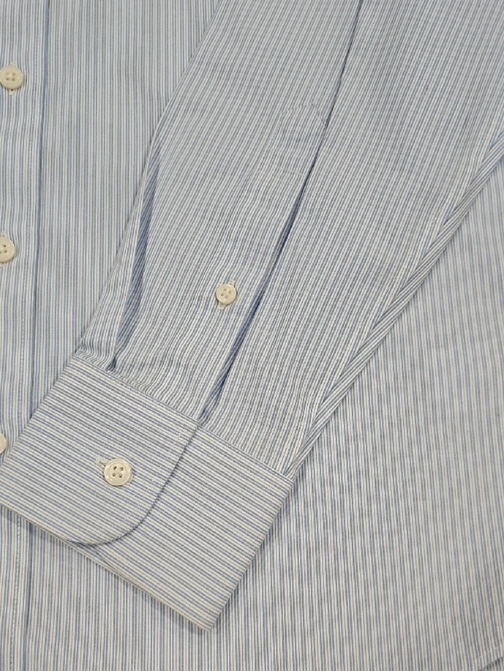 J. Crew Thompson Light Blue and White Pinstripe Dress Shirt